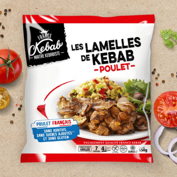 Lamelles de Kebab de Poulet...