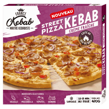 Street pizza kebab crème...