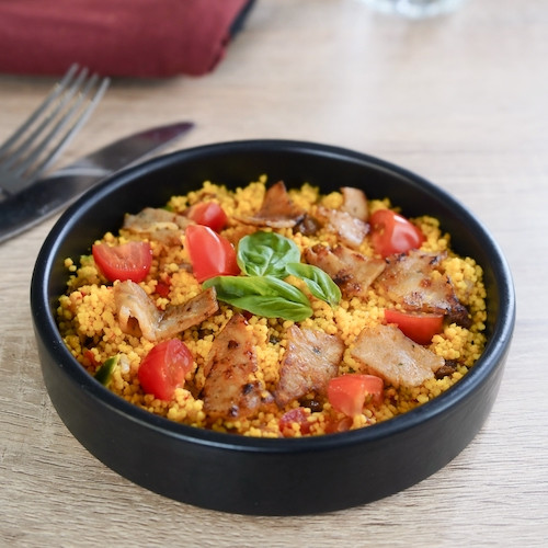 Taboule & lamelles de kebab