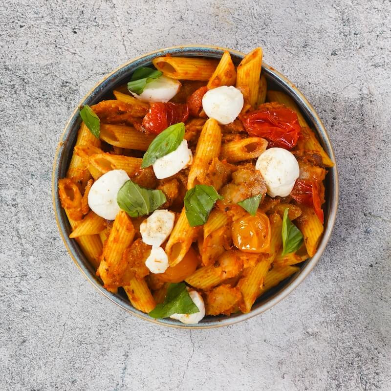 Penne Kebab et tomate