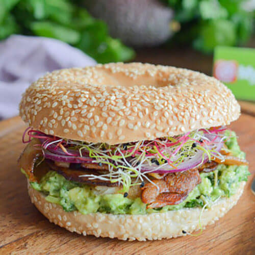 Bagel avocado Kebab