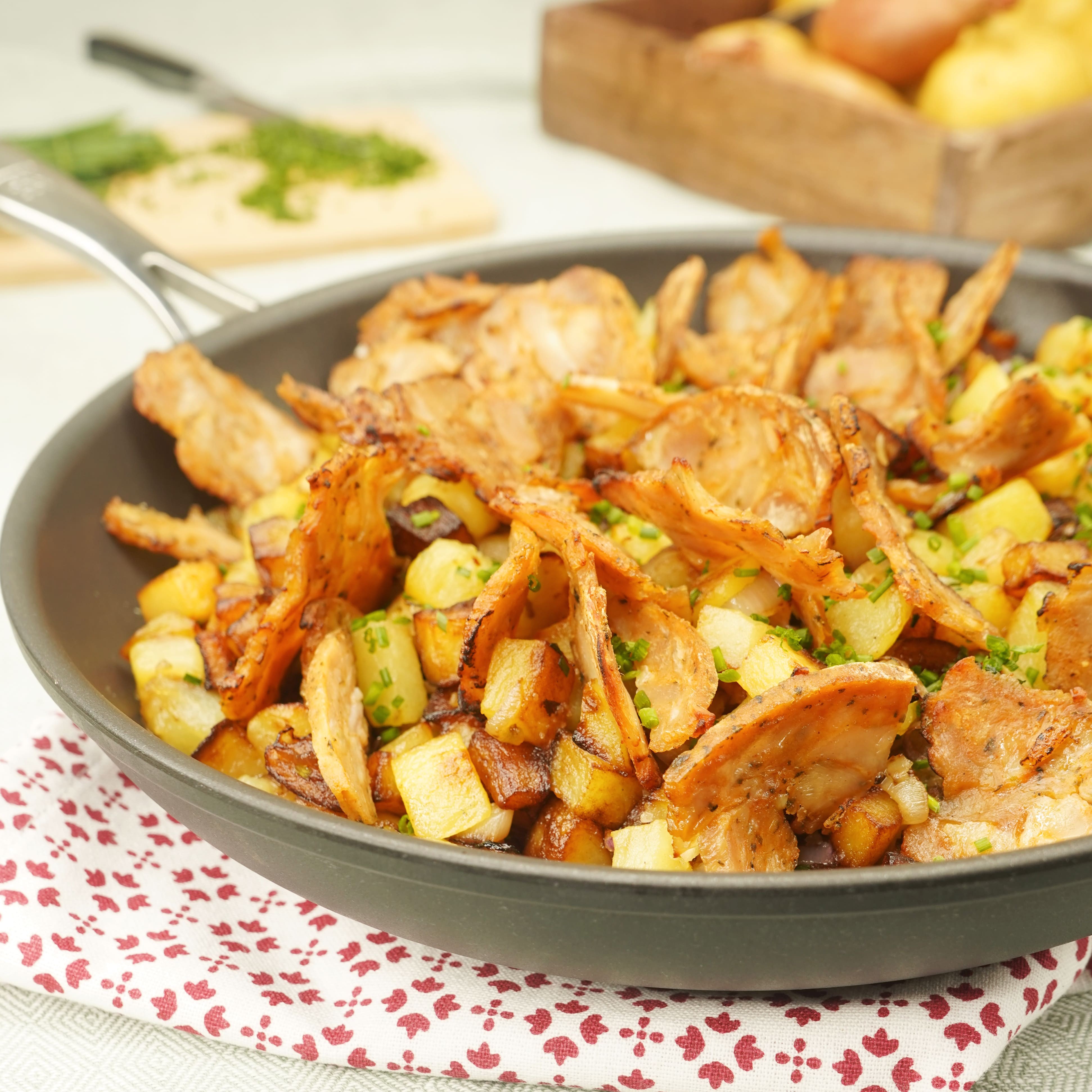 Poêlée kebab et pommes de terre