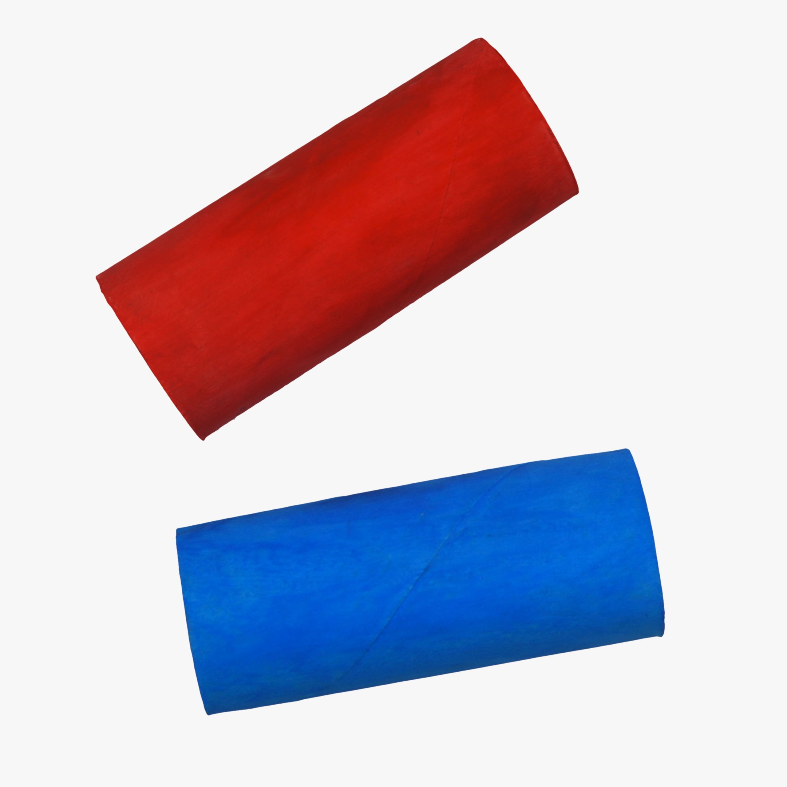 Peindre les rouleaux de papier toilette à la couleur de votre choix. Il faudra preindre 2 fois les rouleaux pour qu’ils aient encore plus de pouvoirs ! Demander à un adulte de vérifier quand la 1ère couche de peinture est sèche pour peindre de nouveau.